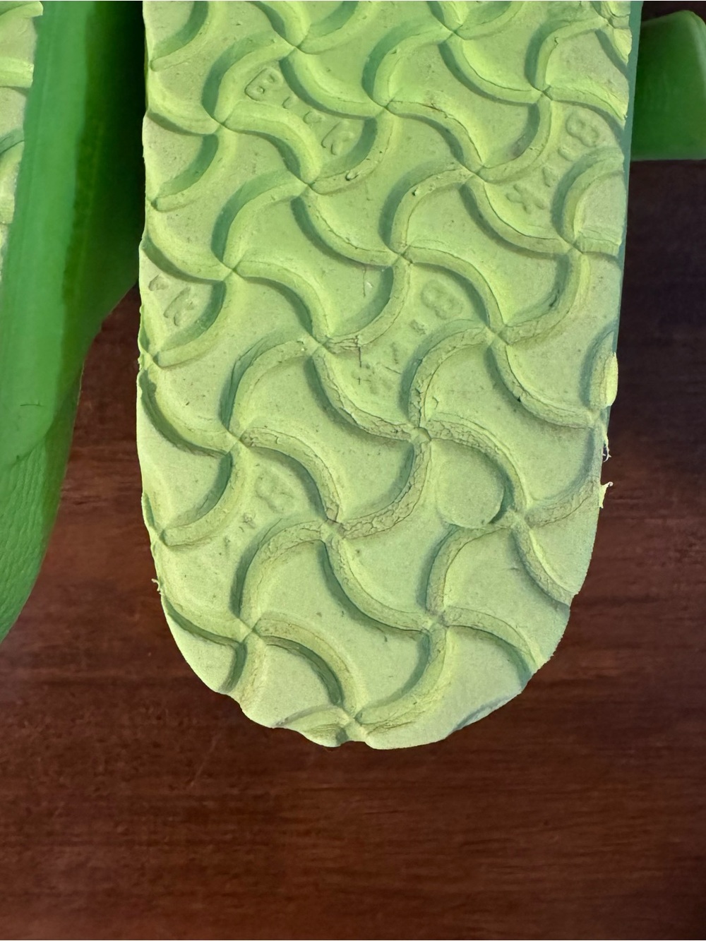 Birkenstock Lime Green Double-Buckle EVA Sandals - Picture 8 of 13